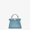 Fendi Petite Peekaboo Iseeu Leather Top Handle Bag