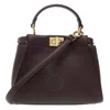 Fendi Peekaboo Iseeu Shoulder Bag In Red