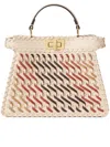 Fendi Women Peekaboo Iseeu Small Leather Crossbody Bag In Multi