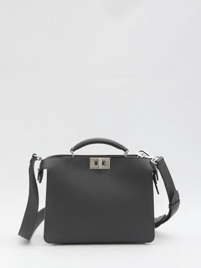 Fendi Peekaboo Iseeu Small Bag In Gray