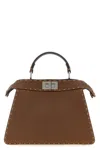 Fendi Peekaboo Iseeu Small Handbag In Brown