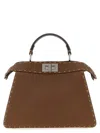 Fendi Peekaboo Iseeu Small Handbag In Brown