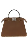 Fendi Peekaboo Iseeu Small Handbag In Brown