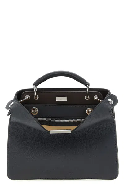 Fendi 'peekaboo Iseeu Small' Handbag In Gray