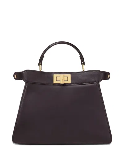 FENDI FENDI PEEKABOO ISEEU SMALL LEATHER HANDBAG