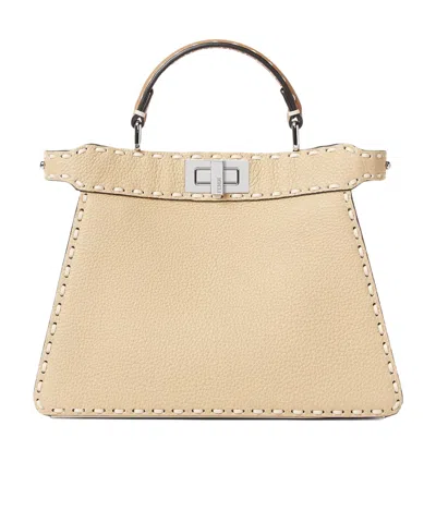 FENDI FENDI PEEKABOO ISEEU SMALL TOTE BAG