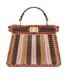 Fendi Peekaboo Iseeu Braided Tote Bag In Multicolor