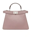 Fendi Peekaboo Iseeu Small Shoulder Bag In Nude