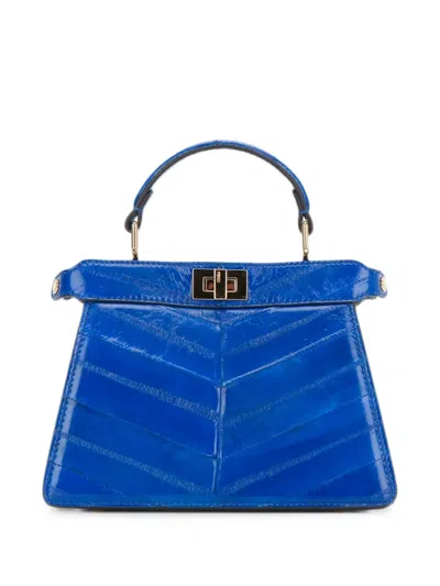 Fendi Peekaboo Iseeu Schultertasche In Blue