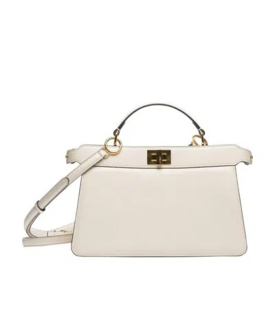 Fendi Peekaboo Iseeu Tote Bag In White