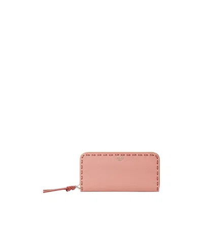 Fendi Peekaboo Large Zip Around Wallet