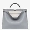 Fendi Peekaboo Leather Briefcase