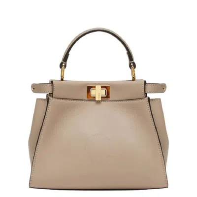 Fendi Peekaboo Leather Handbag