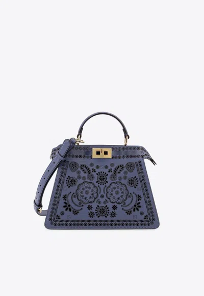 Fendi Peekaboo Leather Shoulder Bag