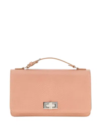 Fendi Peekaboo Light Pink Karung Wallet