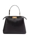 Fendi Peekaboo Soft Medium In Black