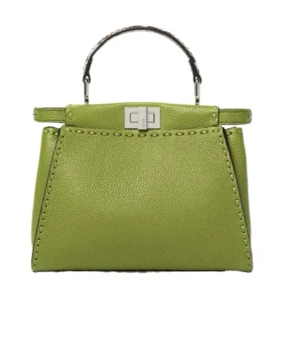 Fendi Peekaboo Mini In Green