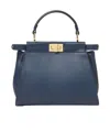 Fendi Peekaboo Mini Bag In Blue