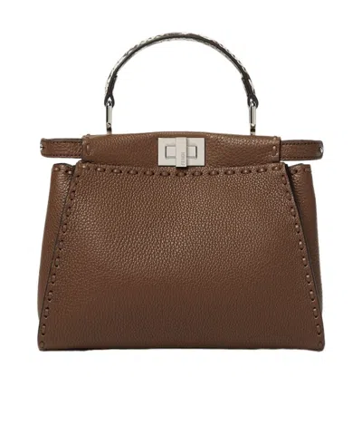 Fendi Peekaboo Mini In Brown
