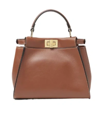 Fendi Peekaboo Mini In Brown