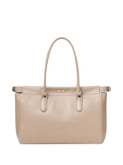 Fendi Peekaboo Mini Tote Handbag In Neutral