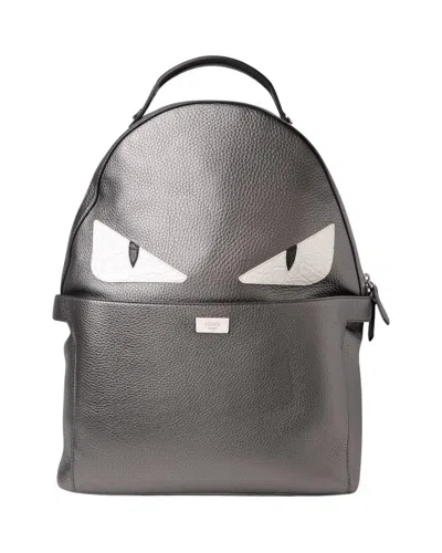Fendi Peekaboo Monster Mm Backpack Grey