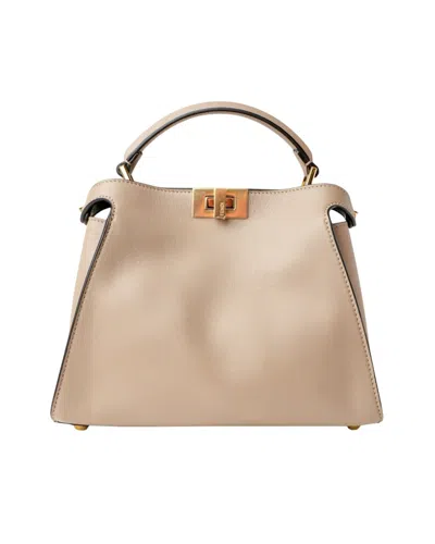 Fendi Peekaboo Small Soft Taupe In Neutrals