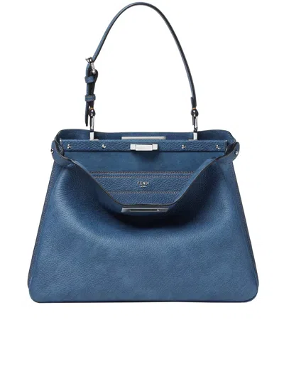 Fendi Peekaboo Soft Bags In Red