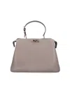 Fendi Peekaboo Soft Large Shoulder Bag In Sand