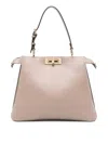 Fendi Women's Peekaboo Tote Bag In Marrón Topo