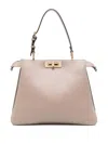Fendi Women's Peekaboo Tote Bag In Beige