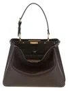 Fendi Peekaboo Soft Medium Handbag In Brown