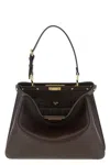 Fendi Peekaboo Soft Medium Handbag In Brown
