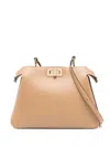 Fendi Soft Small Bag Adjustable Strap In Nude & Neutrals