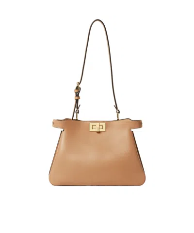 FENDI FENDI PEEKABOO CLASP FASTENED SHOULDER BAG