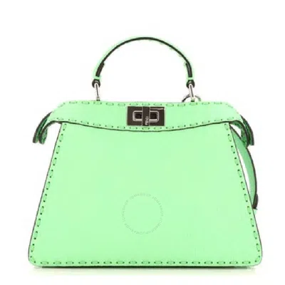 Fendi Peekaboo Top Handle Leather Bag
