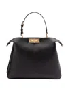 Fendi Peekaboo Soft Medium In Black