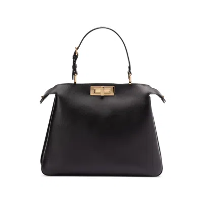 Fendi Peekaboo Tote Bag In Black
