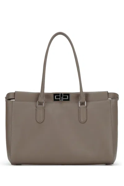 Fendi Peekaboo Tote Sm V. Eros/n In Gray