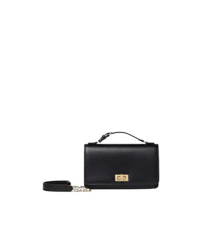 Fendi Peekaboo Wallet On Chain In Black