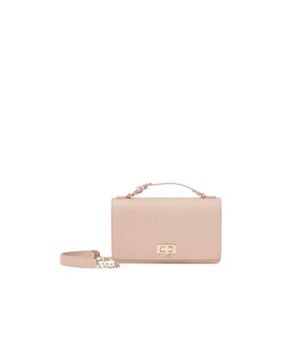 Fendi Peekaboo Wallet On Chain In Pink