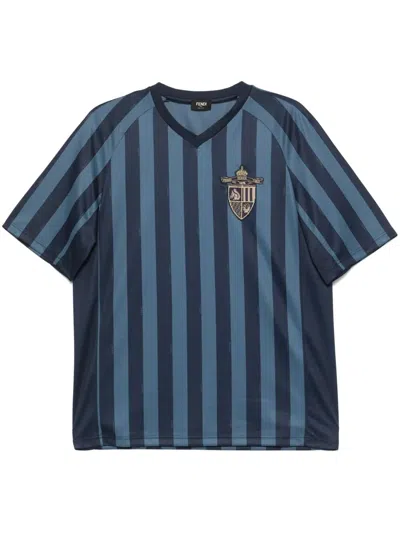 FENDI PEQUIN FABRIC FENDI CLUB T-SHIRT