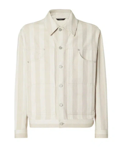 Fendi Pequin Jacket In Neutral
