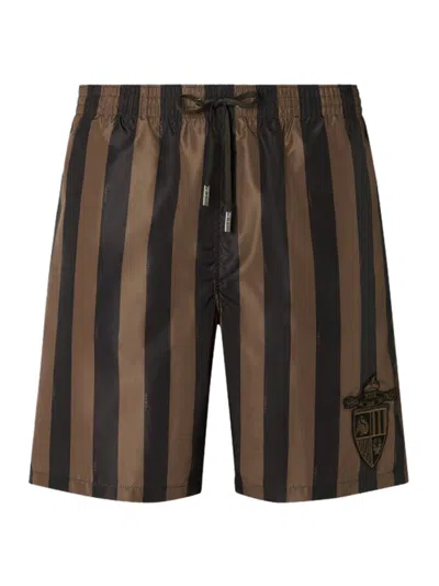 Fendi Printed Polyester Swimming Shorts In Multi