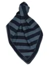 Fendi Pequin Striped Shawl In Blue
