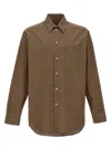 Fendi Cotton Poplin Pequin Shirt