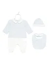 Fendi Peter-pan-collar Bodysuit Set (set Of Three) In White