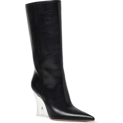 Fendi Phantom Leather Bootie In Multi