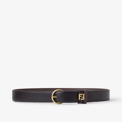 FENDI FENDI PIN BUCKLE LEATHER REVERSIBLE BELT