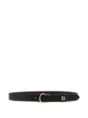 Fendi Pin Buckle Leather Reversible Belt Accessories In Black